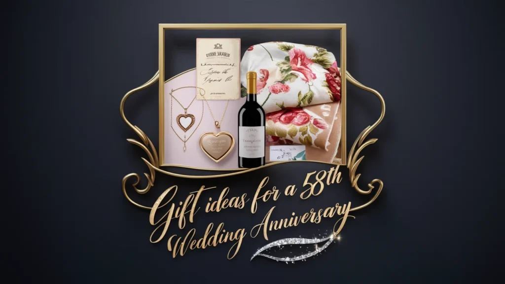 Gift Ideas for a 58th Wedding Anniversary