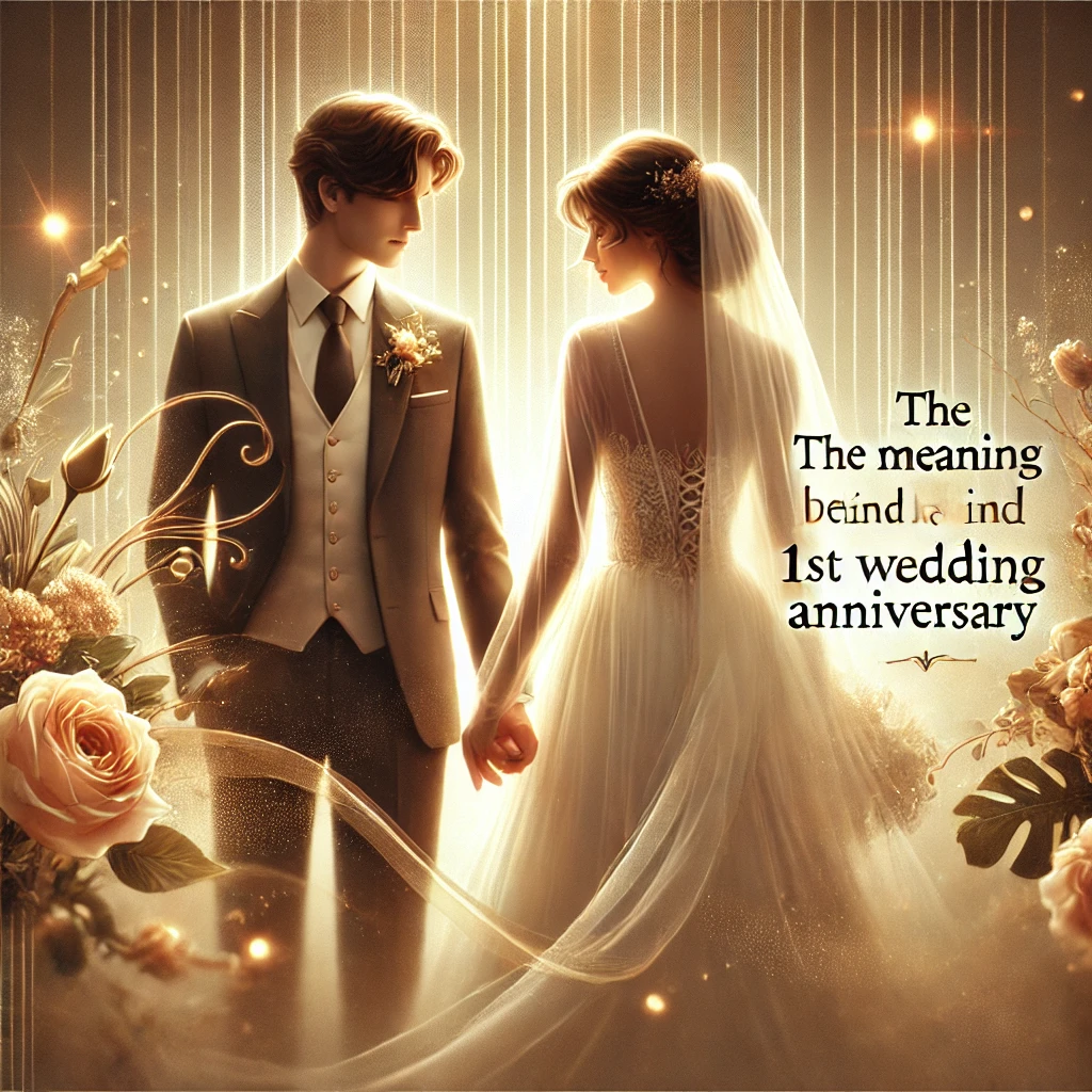 The Meaning Behind the 1st Wedding Anniversary