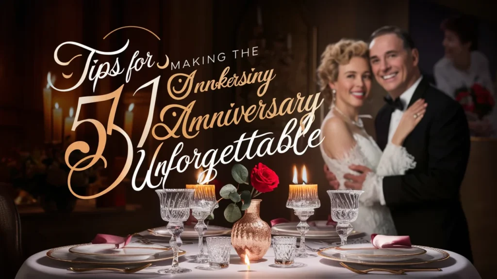 Tips for Making the 51st Anniversary Unforgettable