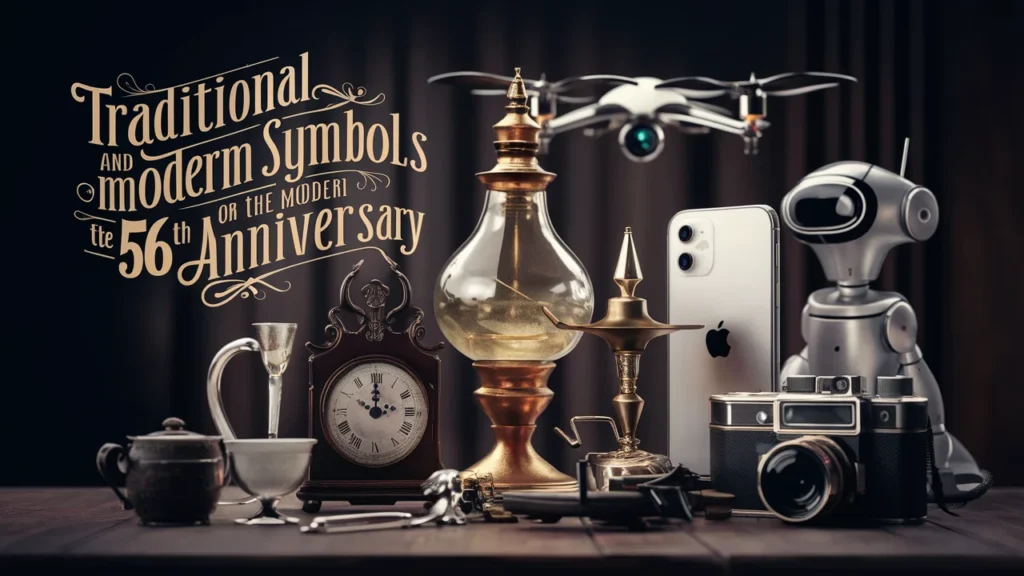 Traditional and Modern Symbols for the 56th Anniversary