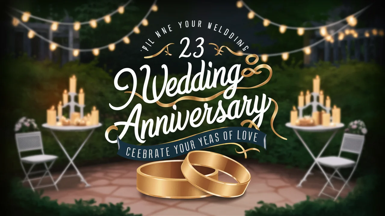 23rd Wedding Anniversary