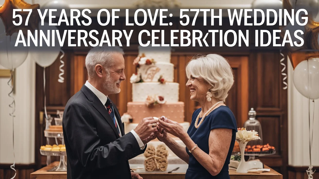 57th Wedding Anniversary Celebration Ideas