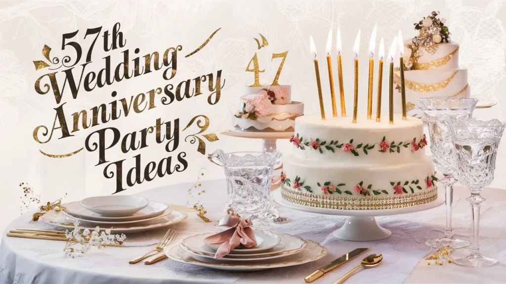 57th Wedding Anniversary Party Ideas