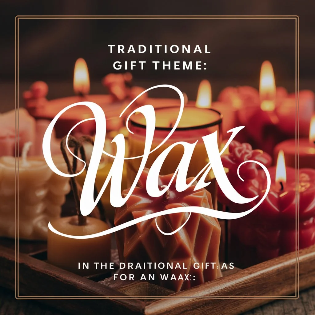 Traditional Gift Theme: Wax