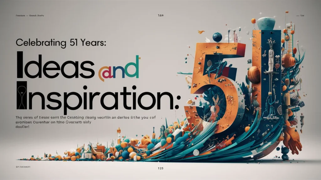 Celebrating 51 Years: Ideas and Inspiration