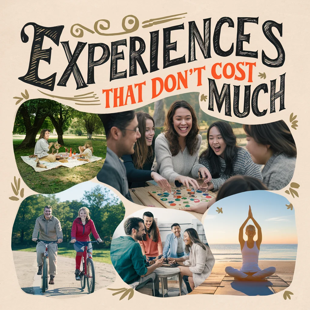 Experiences That Don’t Cost Much