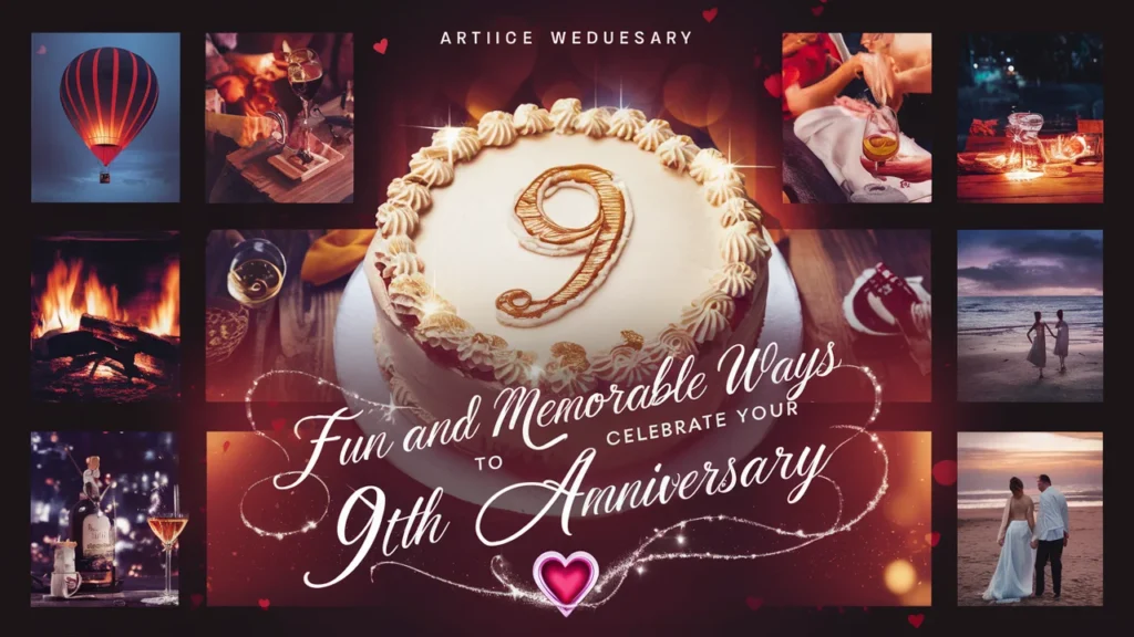 Fun and Memorable Ways to Celebrate Your 9th Anniversary