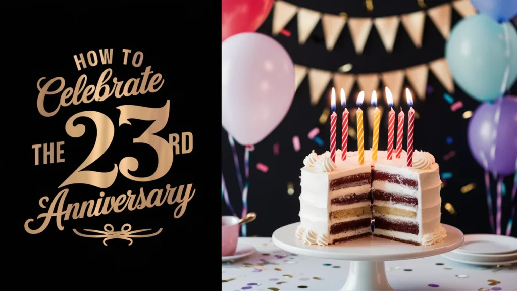 How to Celebrate the 23rd Anniversary