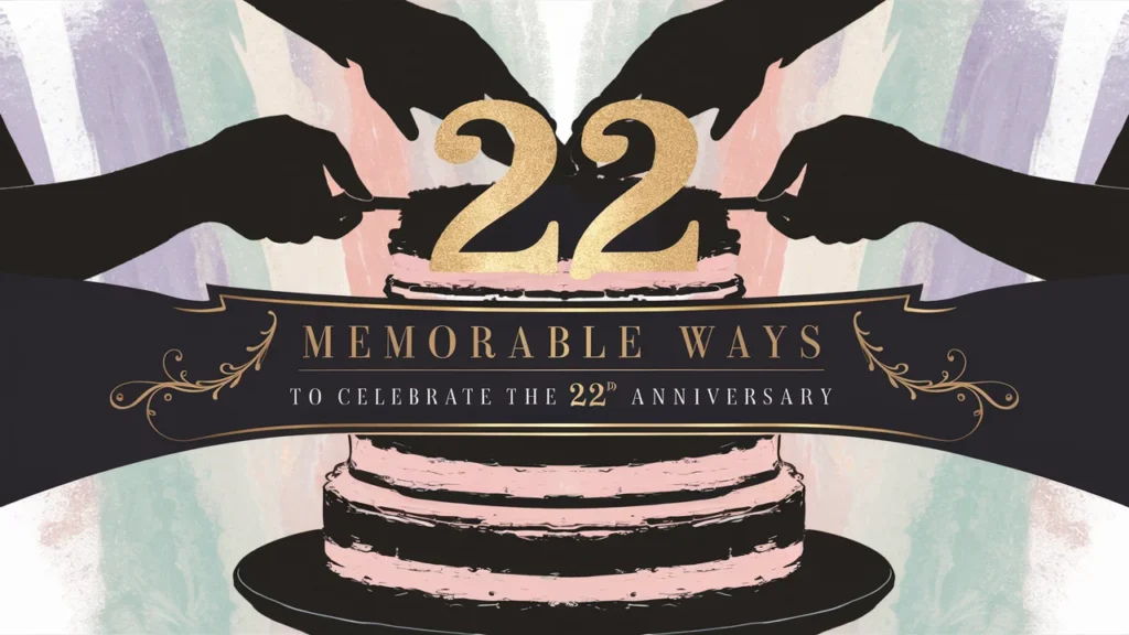 Memorable Ways to Celebrate the 22nd Anniversary