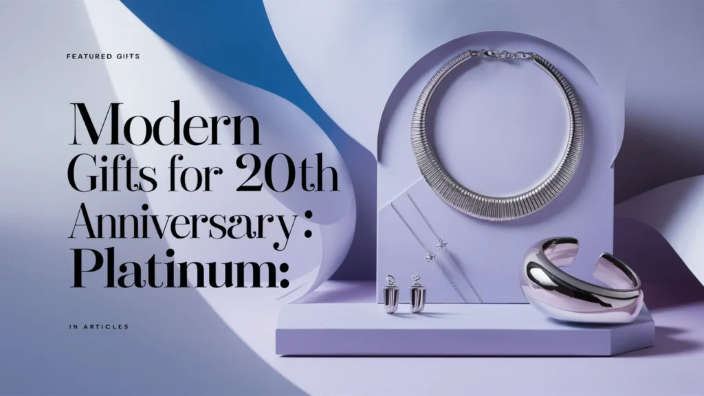 Modern Gifts for the 20th Anniversary: Platinum