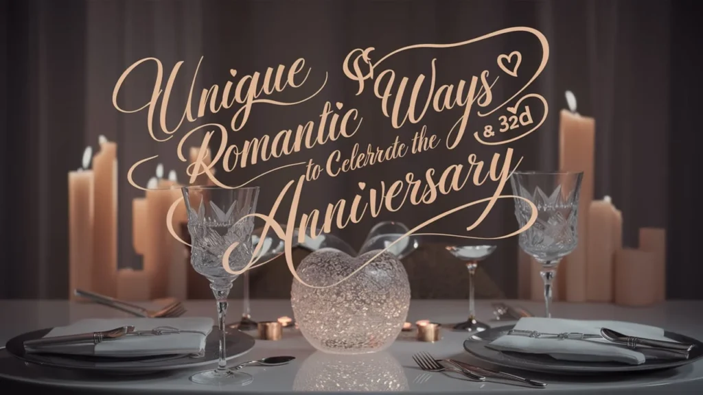 Unique & Romantic Ways to Celebrate the 32nd Anniversary