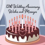 12th Wedding Anniversary Wishes and Messages