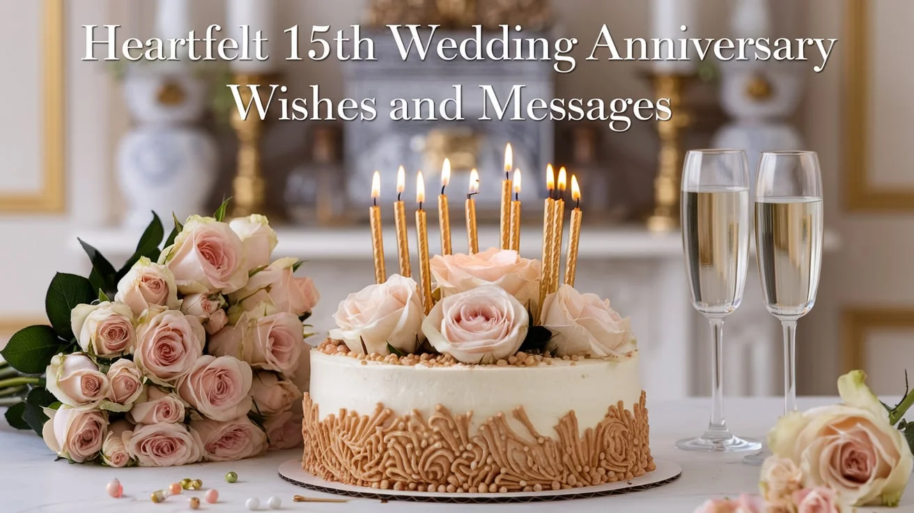 15th Wedding Anniversary Wishes and Messages