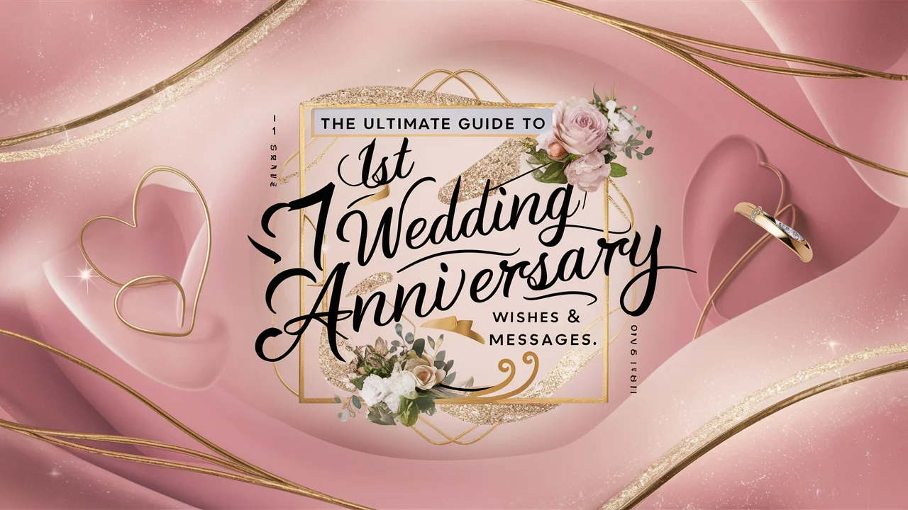 1st Wedding Anniversary Wishes & Messages