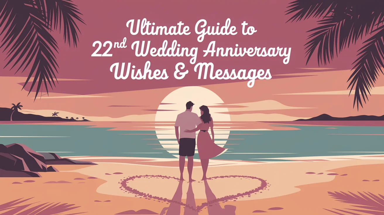 22nd Wedding Anniversary Wishes & Messages