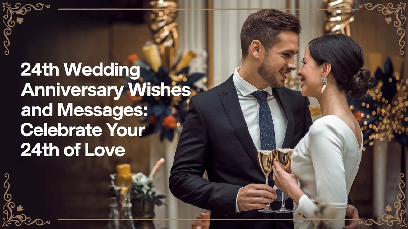 24th Wedding Anniversary Wishes and Messages