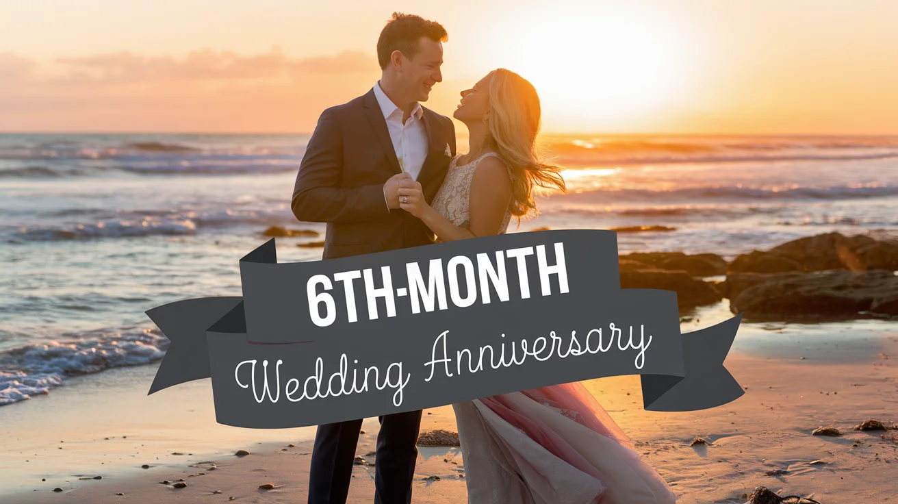 6th-Month Wedding Anniversary