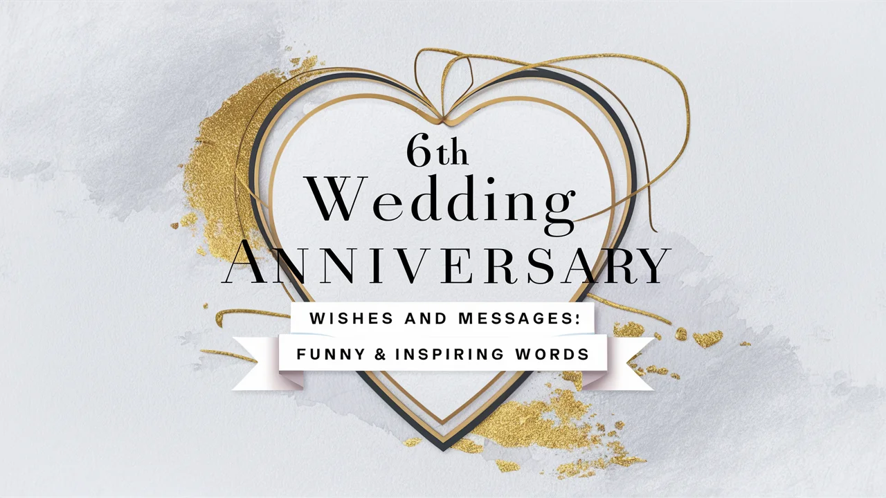 6th Wedding Anniversary Wishes and Messages