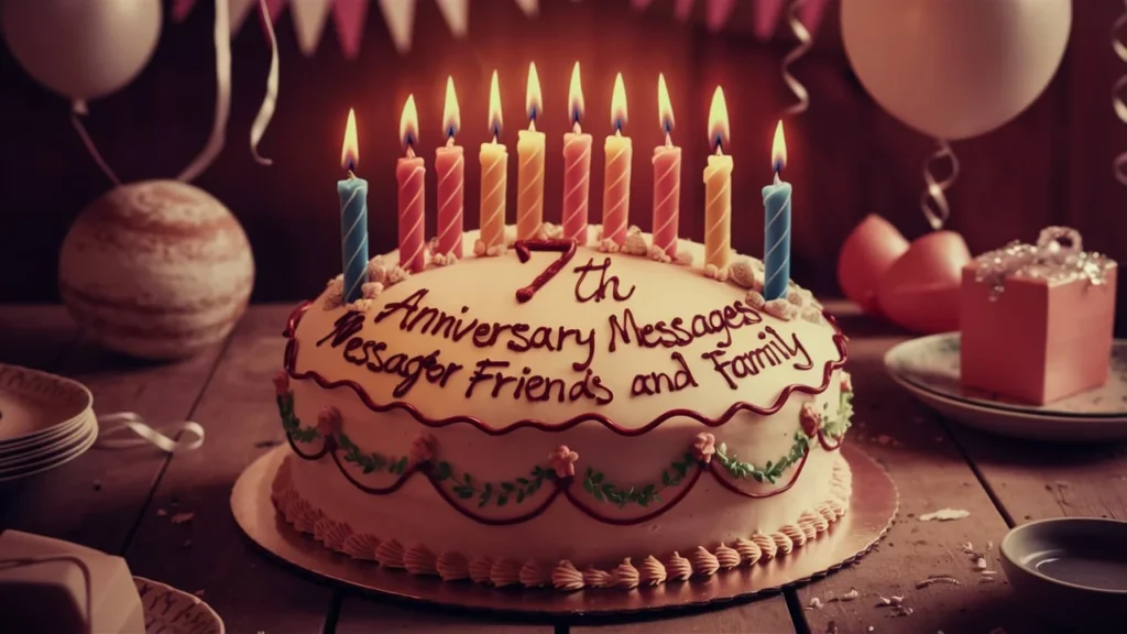 7th Anniversary Messages for Friends and Family