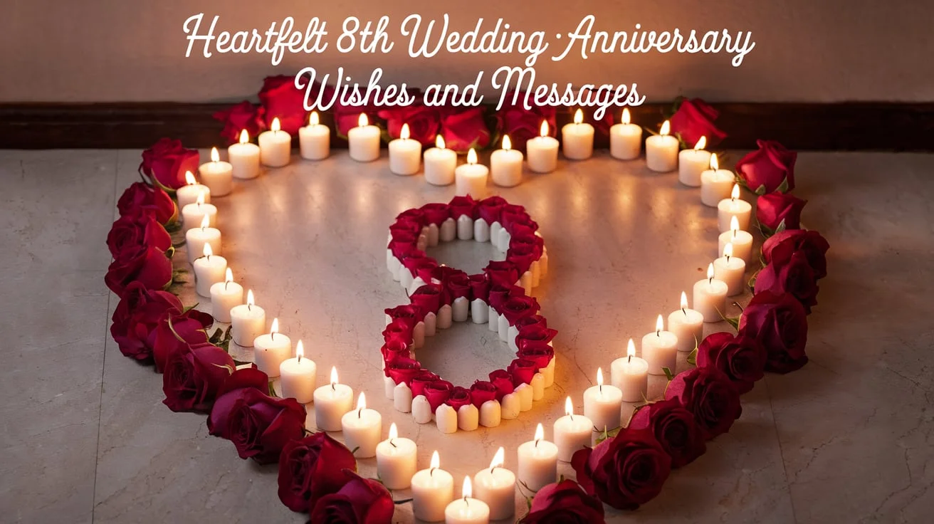 8th Wedding Anniversary Wishes and Messages