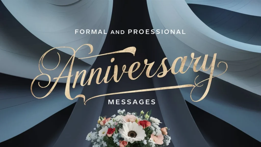 Formal and Professional Anniversary Messages