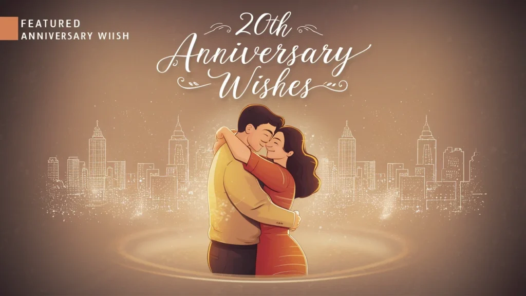 Heartfelt 20th Anniversary Wishes for a Spouse