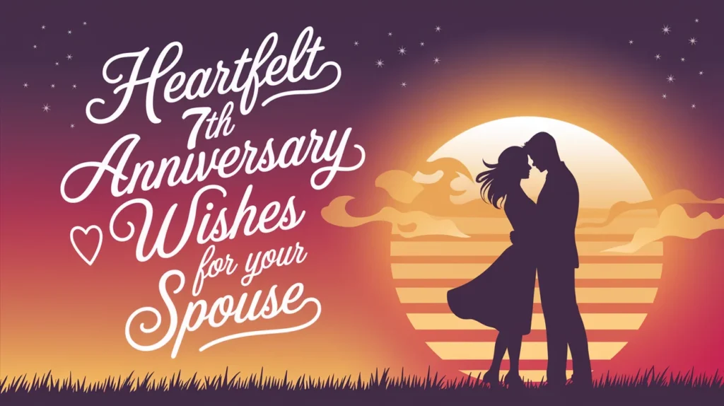 Heartfelt 7th Anniversary Wishes for Your Spouse