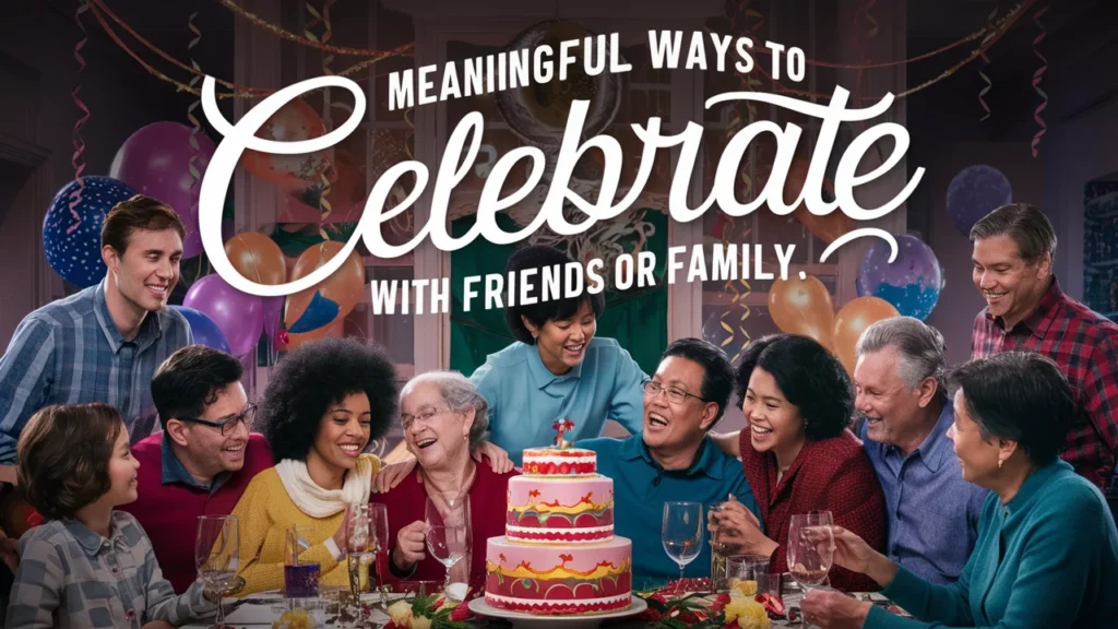 Meaningful Ways to Celebrate with Friends or Family