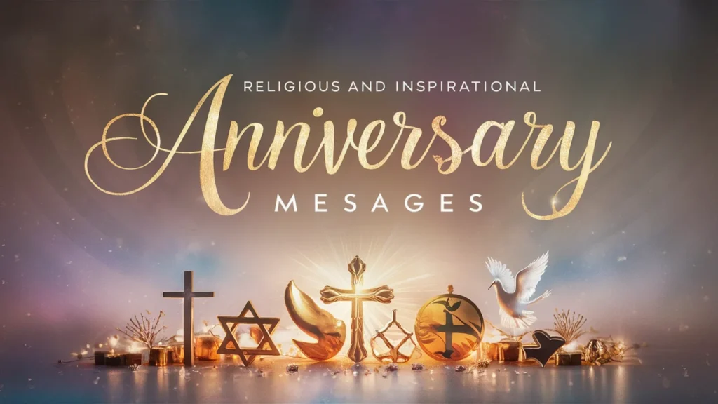 Religious and Inspirational Anniversary Messages