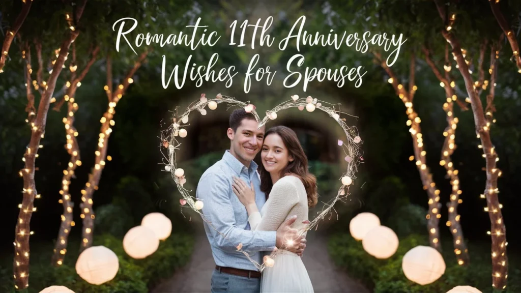 Romantic 11th Anniversary Wishes for Spouses