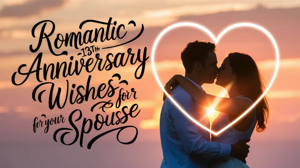 Romantic 13th Anniversary Wishes for Your Spouse