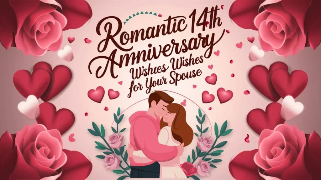 Romantic 14th Anniversary Wishes for Your Spouse