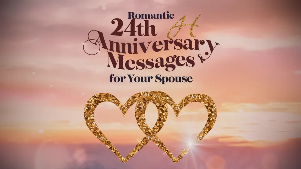 Romantic 24th Anniversary Messages for Your Spouse