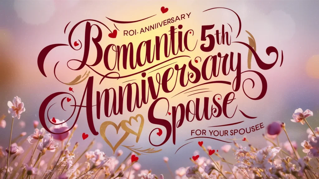 Romantic 5th Anniversary Messages for Your Spouse