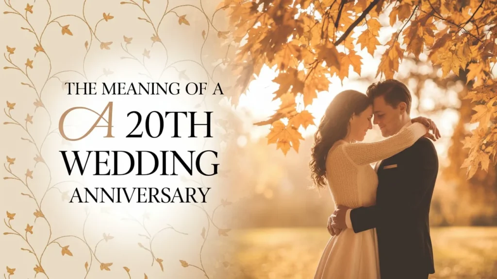 The Meaning of a 20th Wedding Anniversary