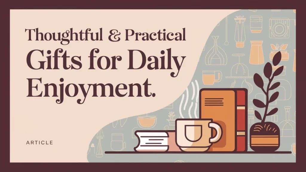 Thoughtful & Practical Gifts for Daily Enjoyment