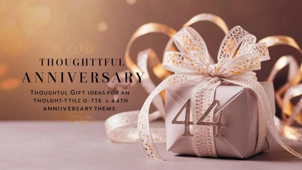 Thoughtful Gift Ideas Based on the 44th Anniversary Theme