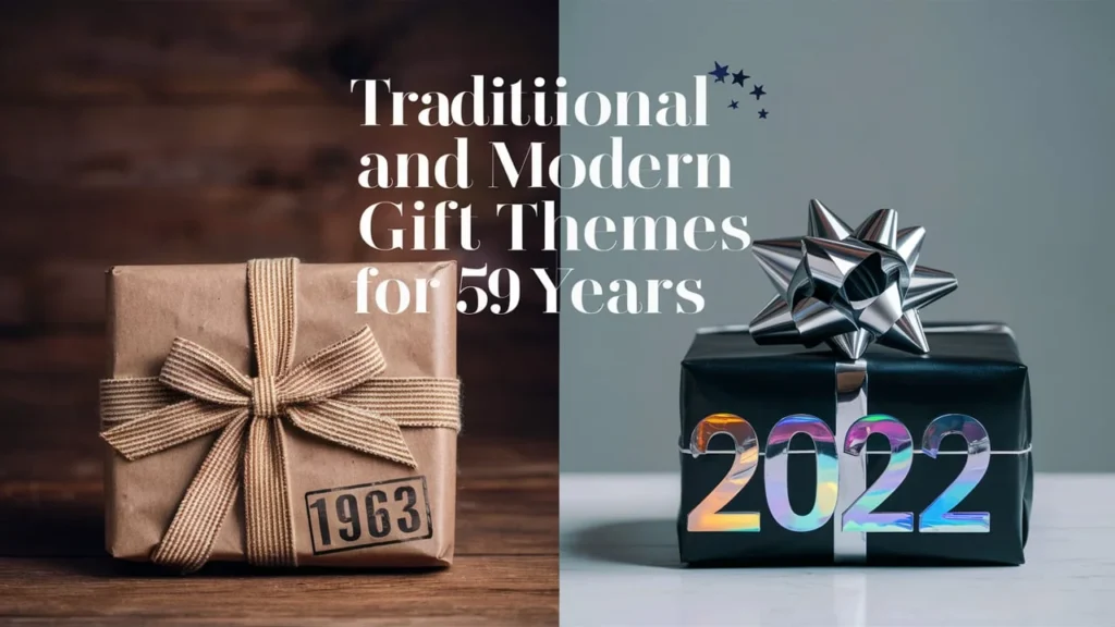 Traditional and Modern Gift Themes for 59 Years