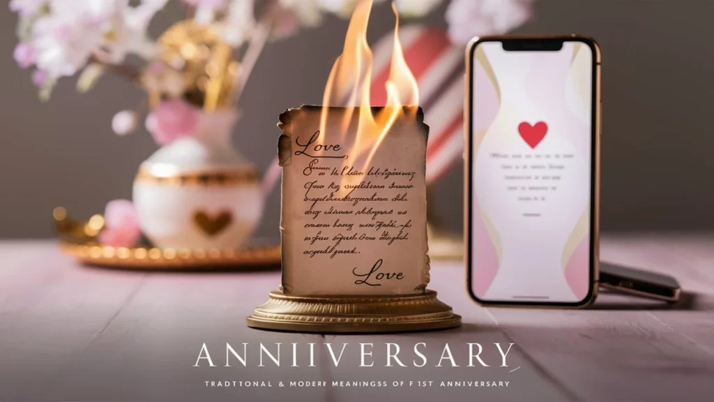 Traditional & Modern Meanings of the 1st Anniversary