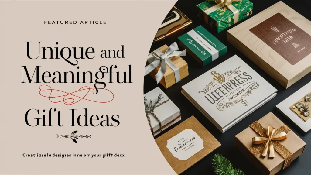 Unique and Meaningful Gift Ideas