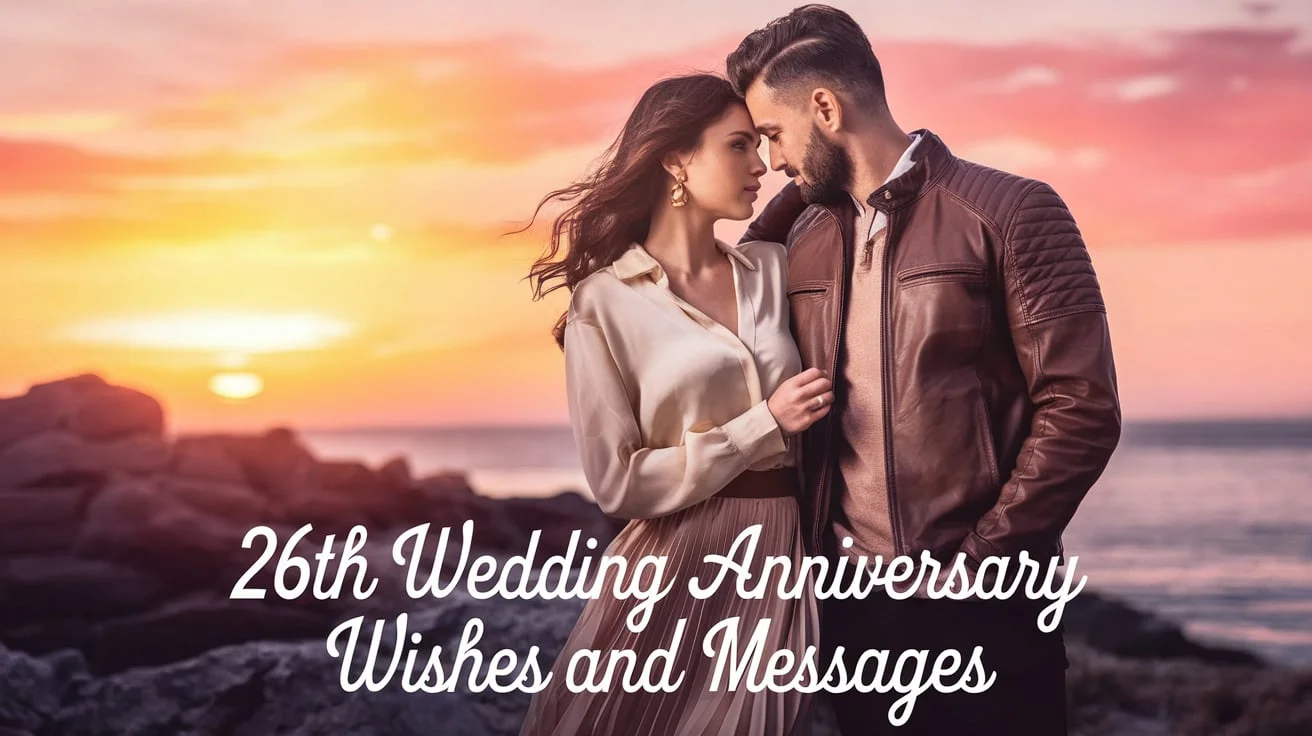 26th Wedding Anniversary Wishes and Messages