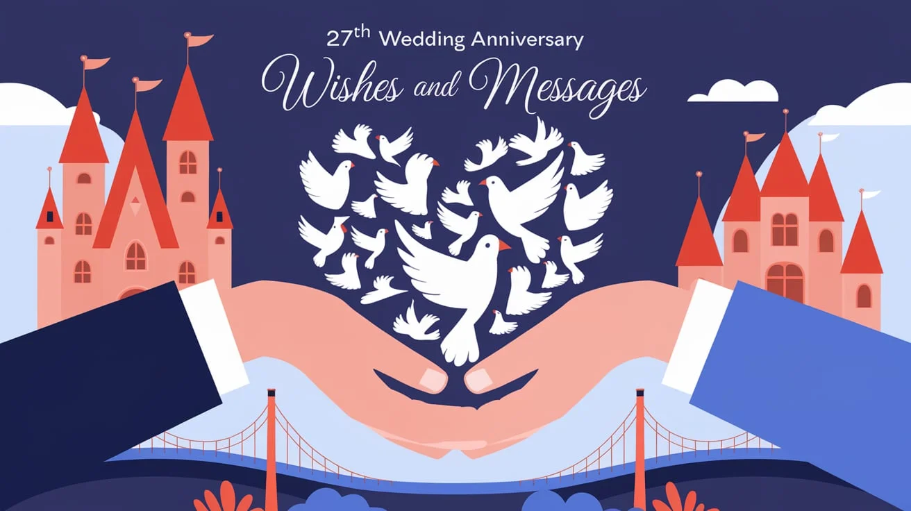 27th Wedding Anniversary Wishes and Messages