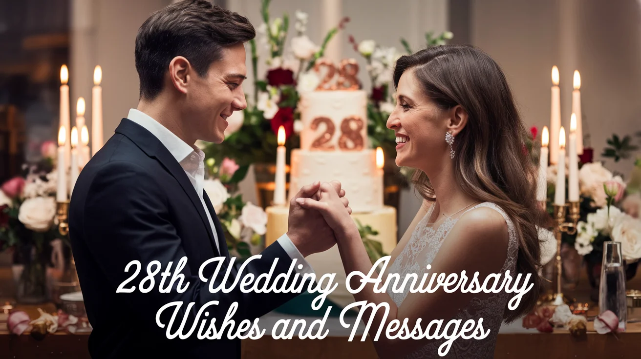 28th Wedding Anniversary Wishes and Messages