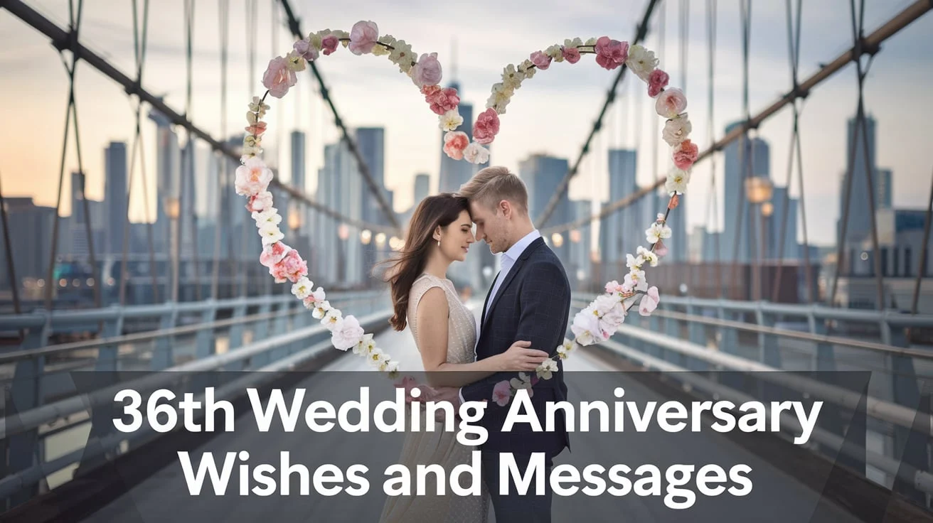 36th Wedding Anniversary Wishes and Messages