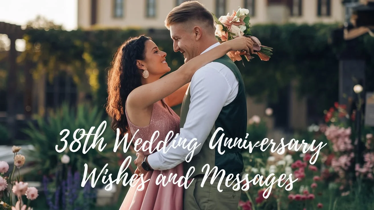 38th Wedding Anniversary Wishes and Messages