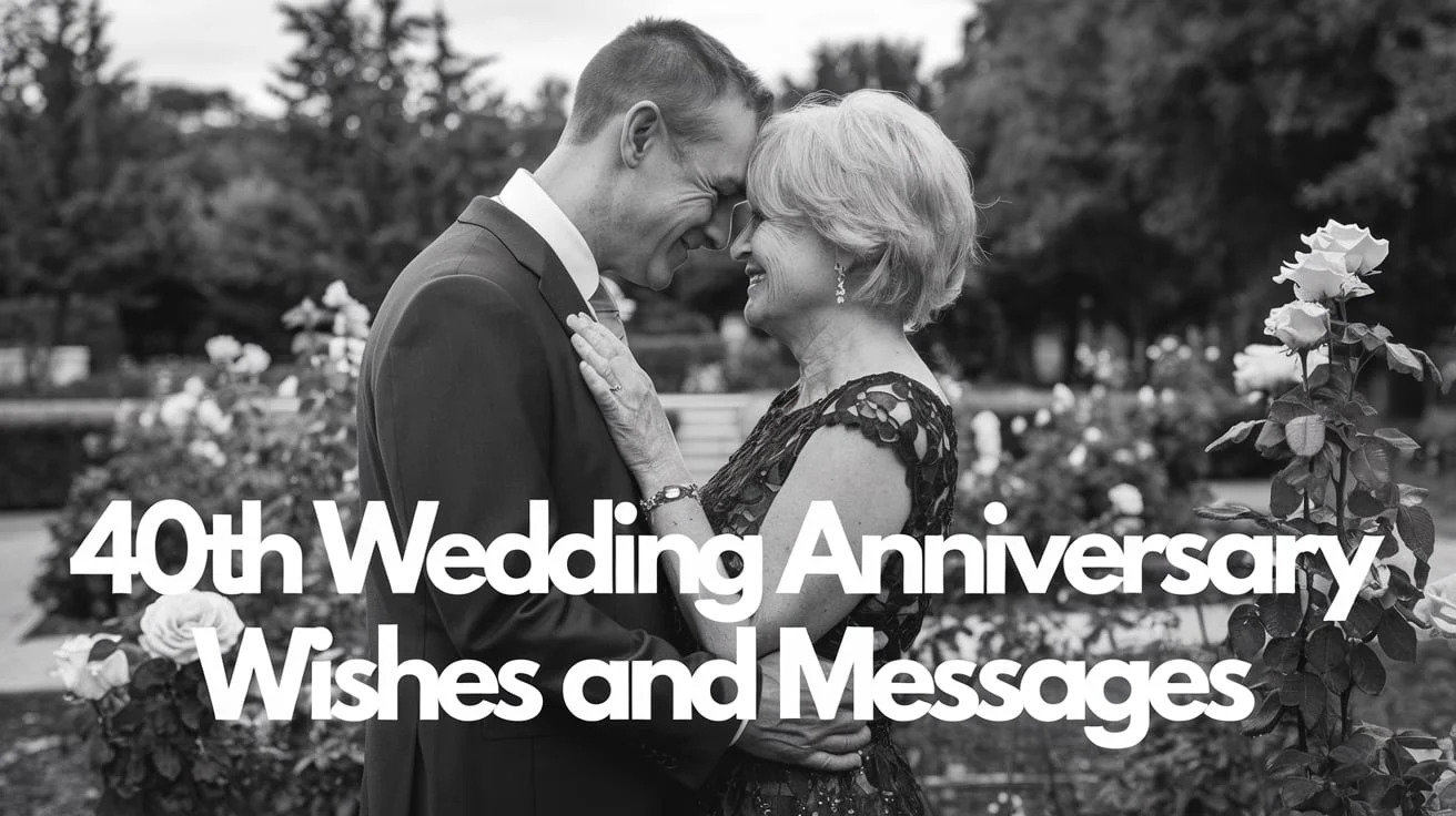 40th Wedding Anniversary Wishes and Messages