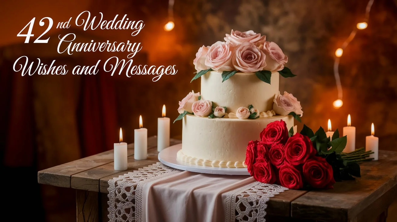 42nd Wedding Anniversary Wishes and Messages