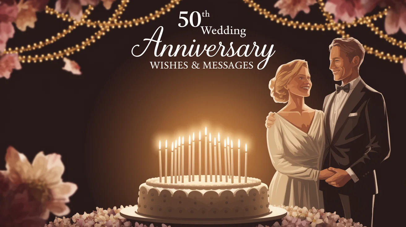 50th Wedding Anniversary Wishes & Messages