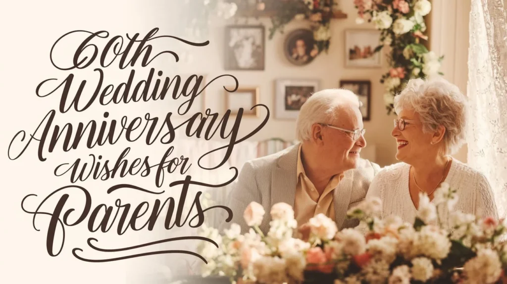 60th Wedding Anniversary Wishes for Parents