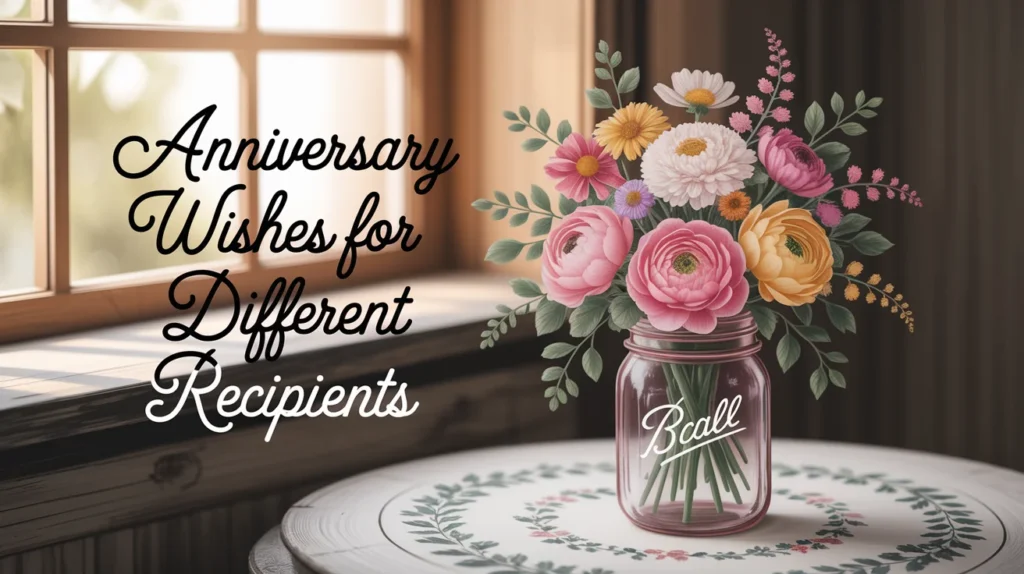 Anniversary Wishes for Different Recipients